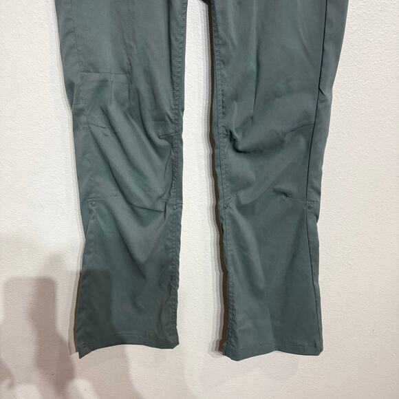 PrAna Sage Green Halle Convertible Roll Up Hiking Pants Sz 8 - Picture 4 of 12